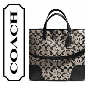 COACH Hadley Signature Tote!